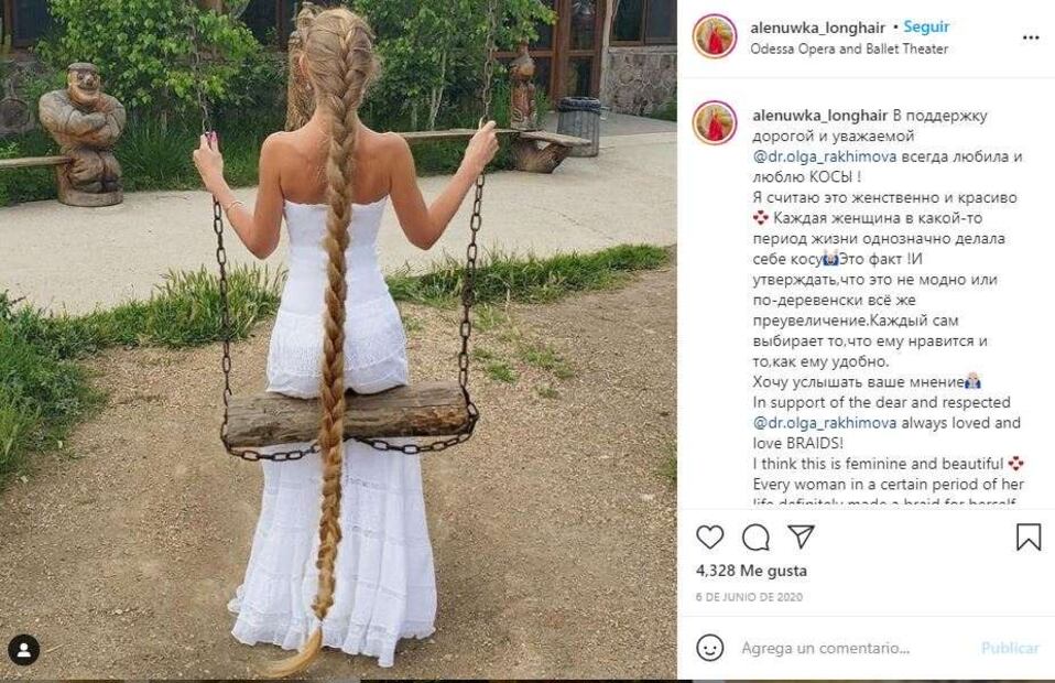 Conoce a la "Rapunzel" humana: No se corta el pelo desde que tiene 5 años