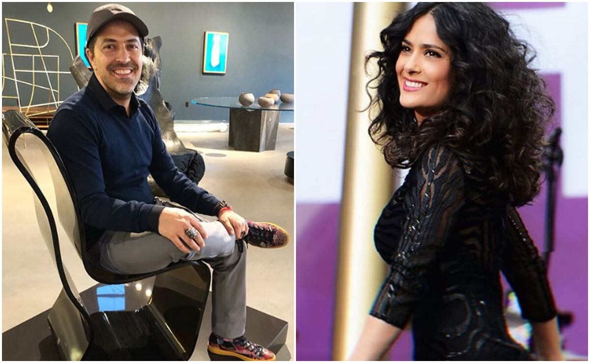 Salma Hayek compartió una foto con su hermano ¡y son idénticos! 