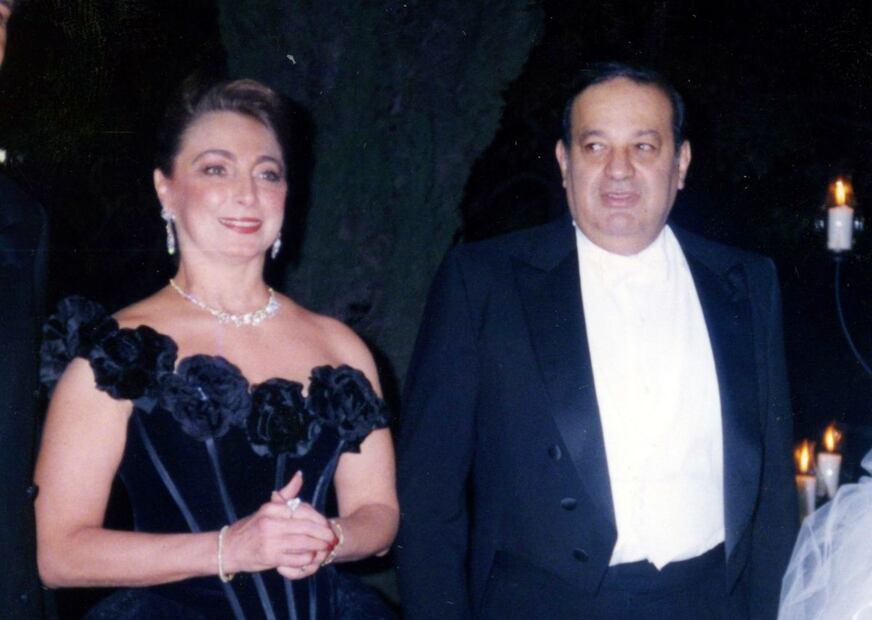 Carlos Slim y Soumaya Domit / Foto: Archivo