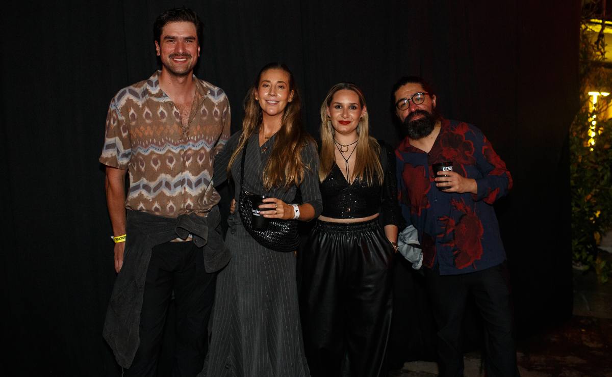 Álvaro Ortiz, Carla Cunning, Mare Líbano e  Iván Coronel / Foto: Esteban Torreblanca