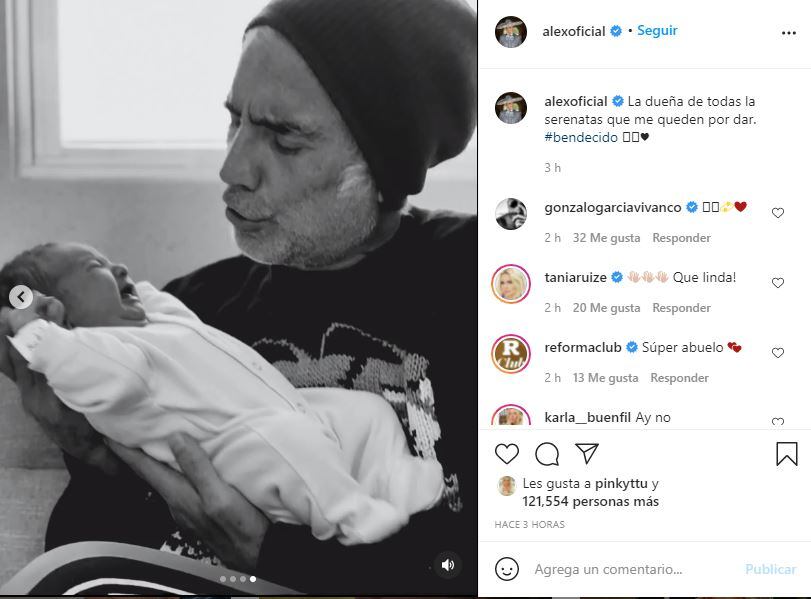 Alejandro Fernández "El Potrillo" comparte emotivas fotos junto a su nieta
