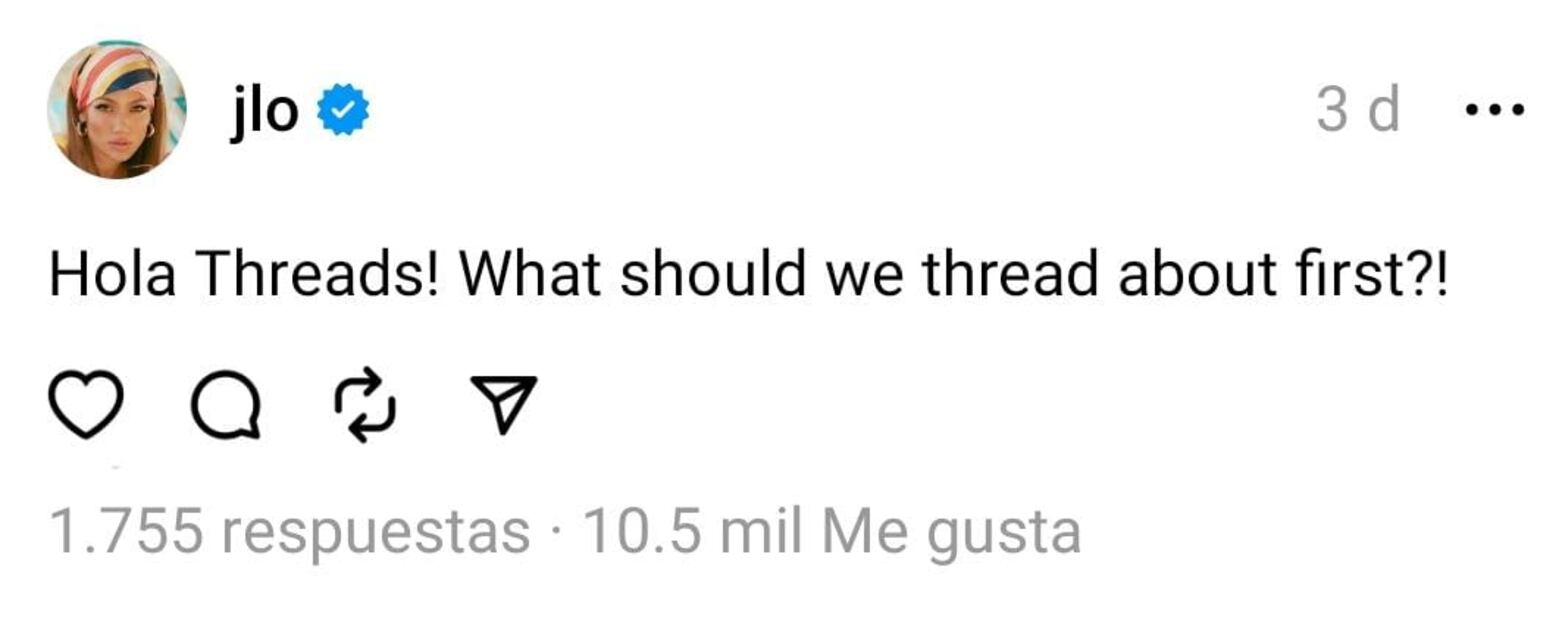 Threads @jlo