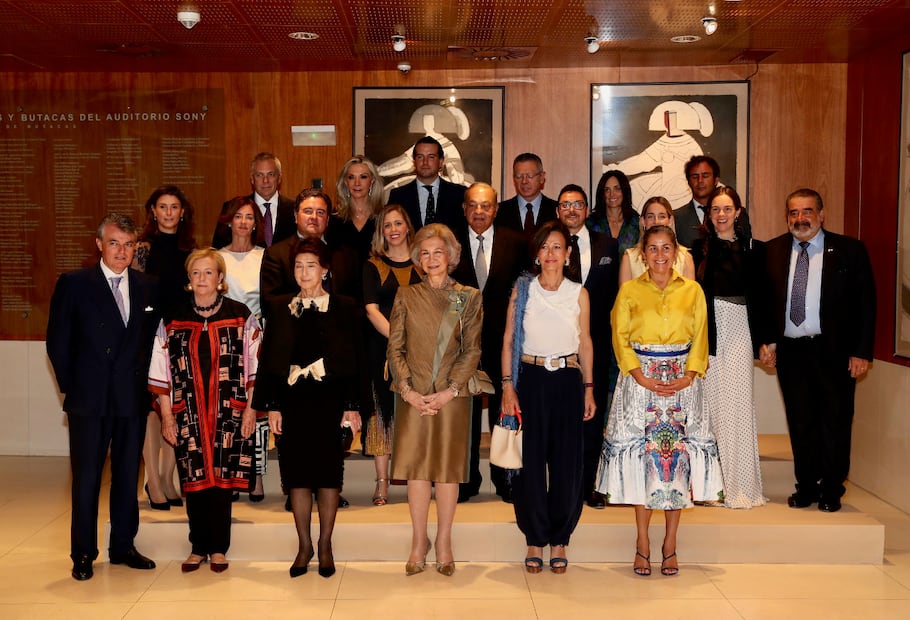 Carlos Slim visita a la reina emérita Sofía de España 
