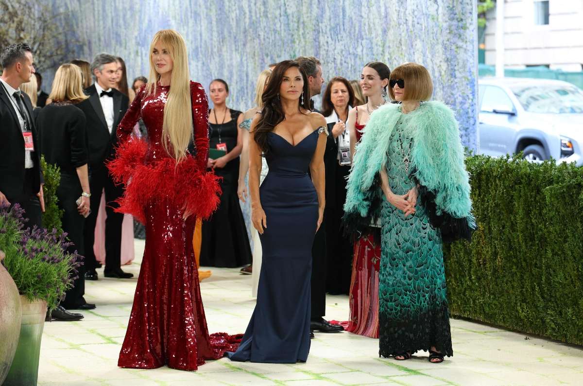 Nicole Kidman, Lauren Sánchez y Anna Wintour / Foto: AFP