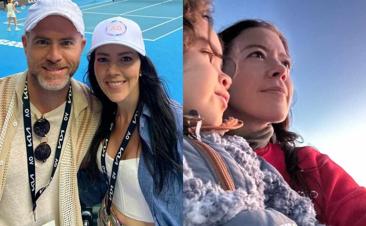 Fernanda Castillo junto a Erik Hayser y su pequeño Liam / Fotos: Instagram @fernandacga