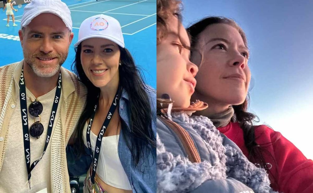 Fernanda Castillo junto a Erik Hayser y su pequeño Liam / Fotos: Instagram @fernandacga