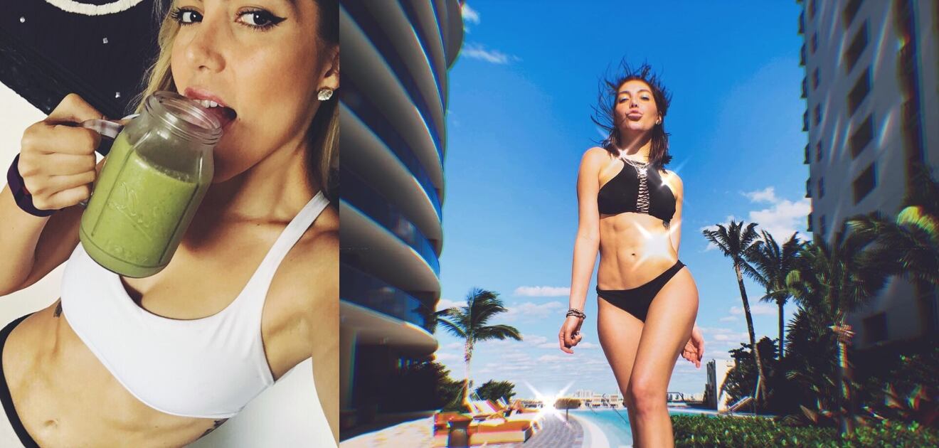 Fotos: Frida Sofía y su abdomen de infarto 