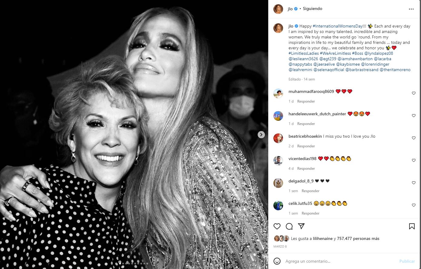 Jennifer Lopez revela que su mamá solía golpearla