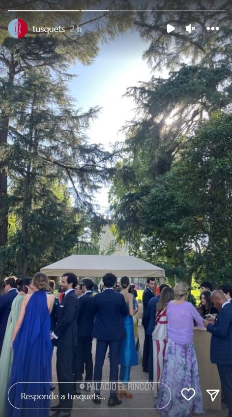 Algunos invitados en la boda de Tamara Falcó e Íñigo Onieva / Instagram