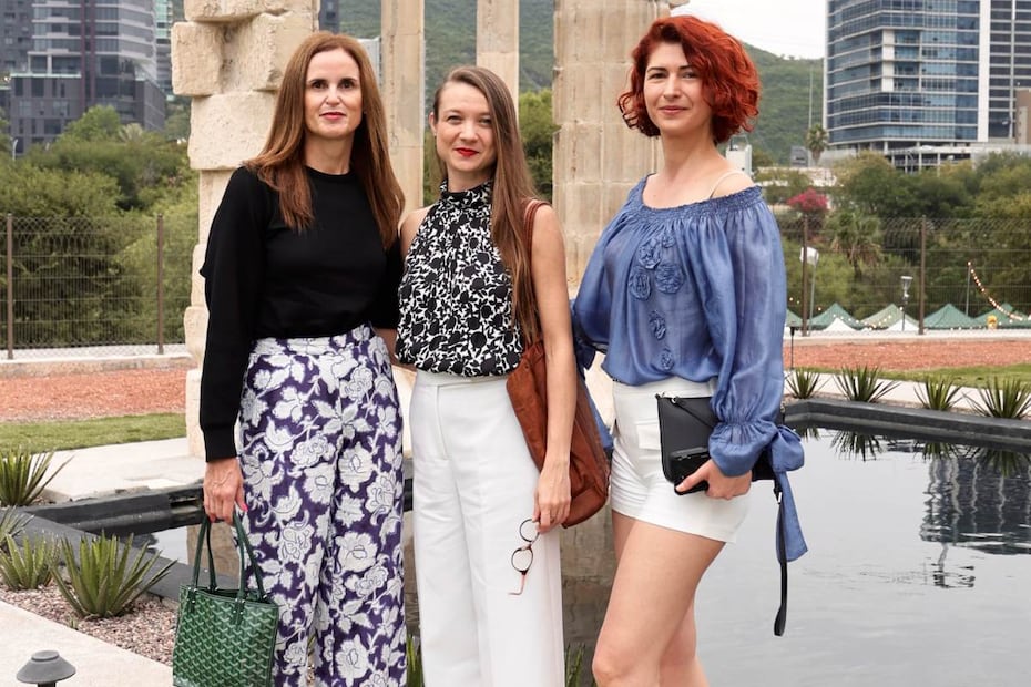 Annabelle Larouche, Andra Anuta y Cristina Nistor. (Foto: Guillermo Treviño)