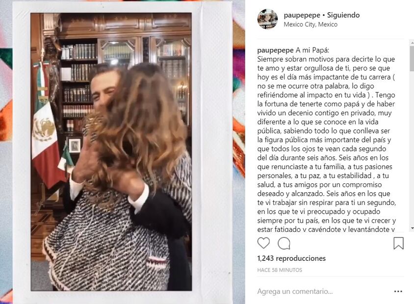 La familia de Enrique Peña Nieto llora durante su último informe de gobierno