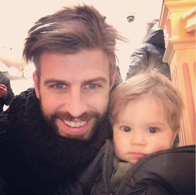 Las mejores fotos de Gerard Piqué y sus hijos Milan y Sasha