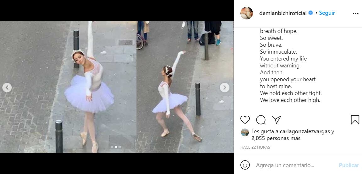"Abriste tu corazón para albergar al mío", el mensaje de Demian Bichir a Vittoria Aletta