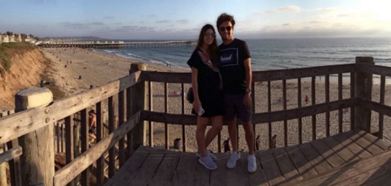 <p>Checo Pérez y Carola Martínez se convertirán en padres a finales de este 2017. <strong>(Fotos: Instagram)</strong></p>
