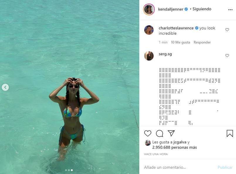 Kendall Jenner posa con el bikini más atrevido 