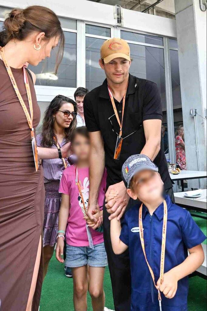 Ashton Kutcher y Mila Kunis: Sus hijos protagonizan Fórmula 1 en Miami
