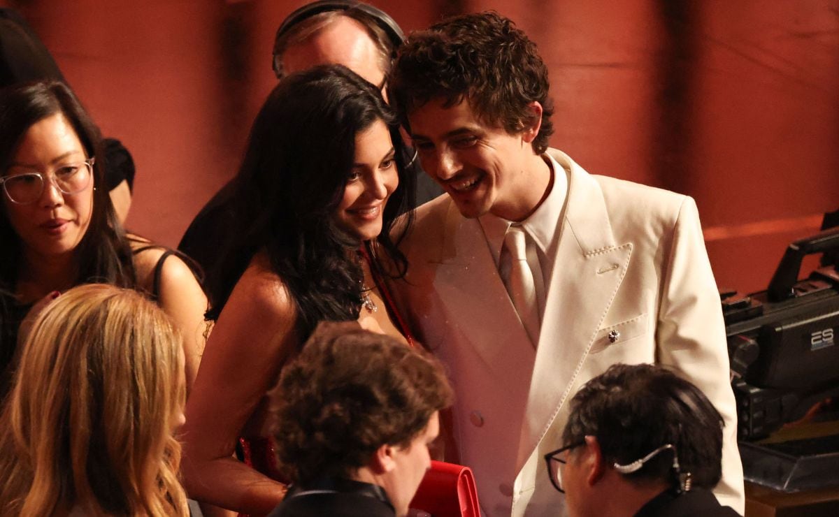 Kylie Jenner y Timothée Chalamet / Foto: AFP