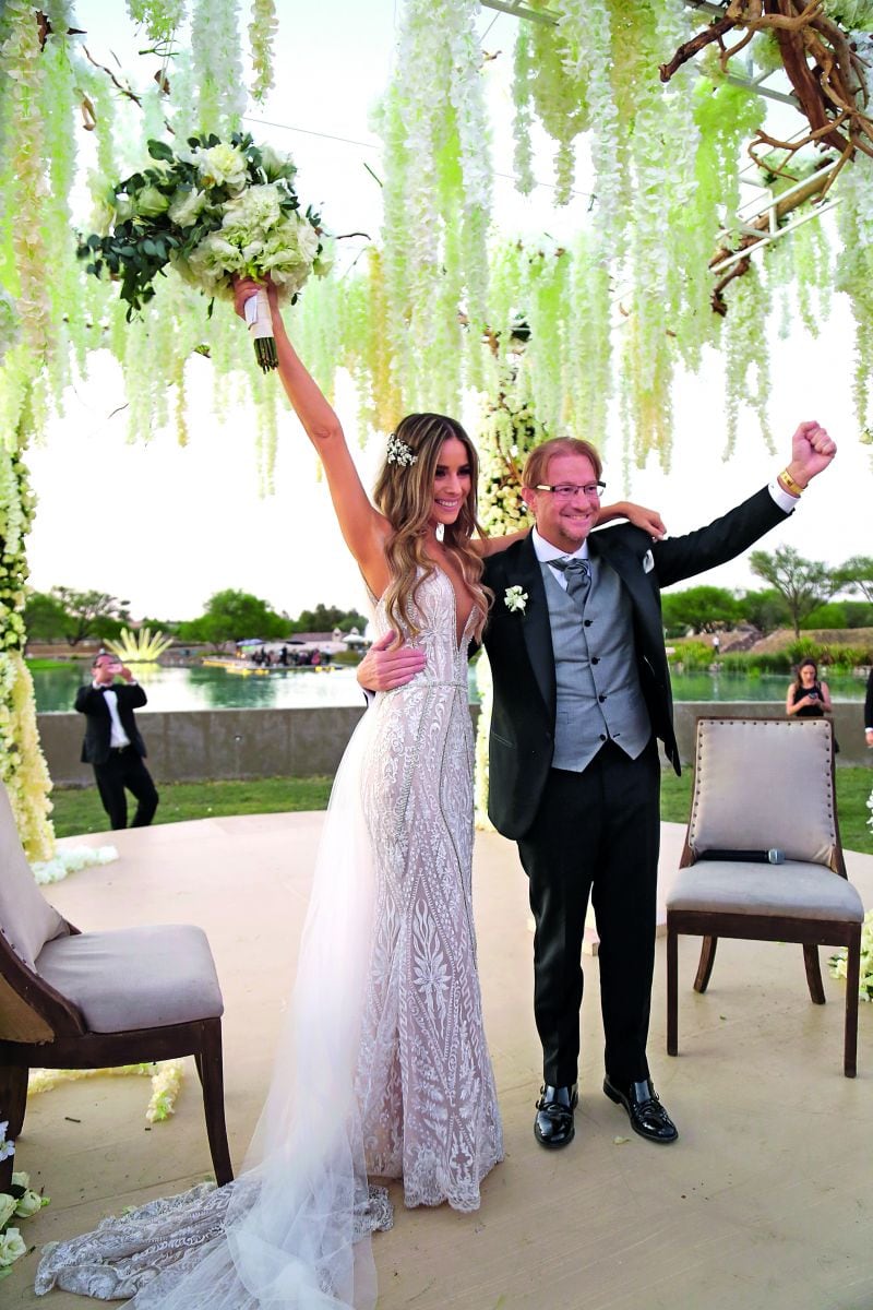 PORTADA: La original boda de Pamela Cortés y Andrés Roemer