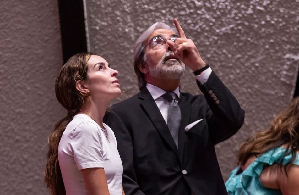 Lorenzo Lazo con su hija Lorenza Lazo / Foto: Esteban Torreblanca