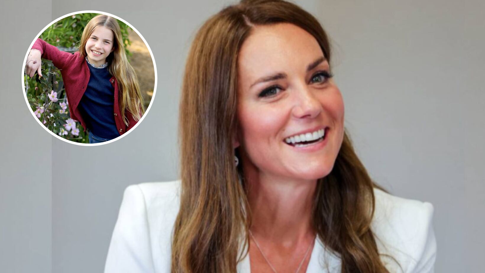 Kate Middleton y la princesa Charlotte/AFP e Instagram.