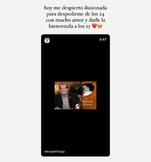 El mensaje de Ale Capetillo por su cumpleaños / Foto: Instagram