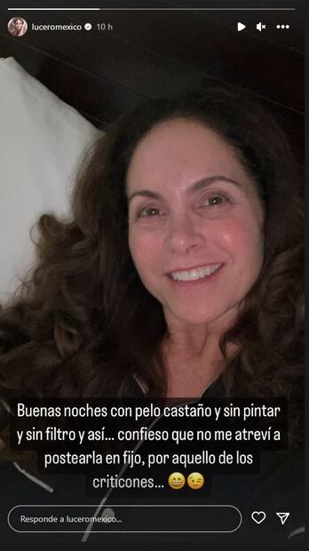 Lucero comparte íntima foto, sin maquillaje y llena de amor propio