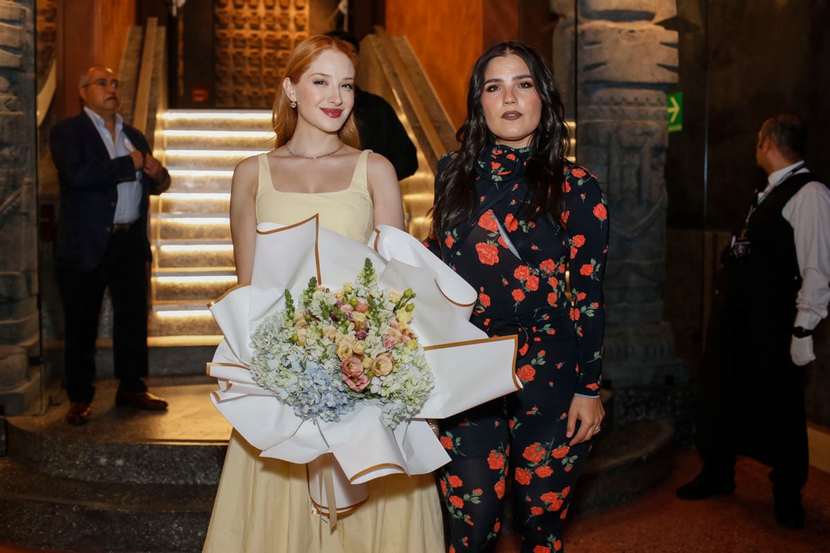 Ceci de la Cueva y Sofía Garza. (Foto: Esteban Torreblanca)