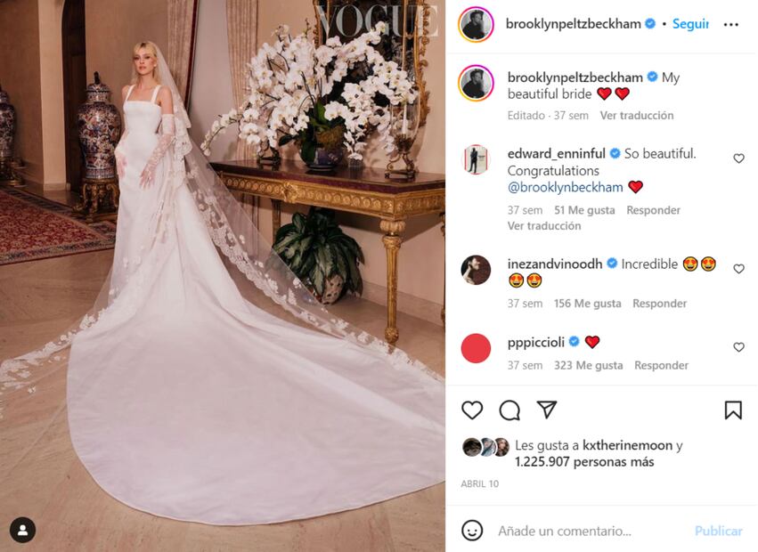 TOP 10. Fabulosos e icónicos vestidos de novia de las celebridades 2022