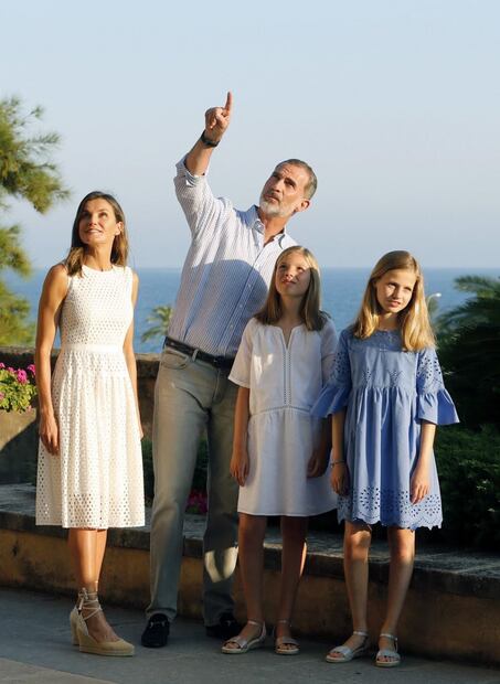 Las fotos familiares de los reyes de España en sus vacaciones en Mallorca