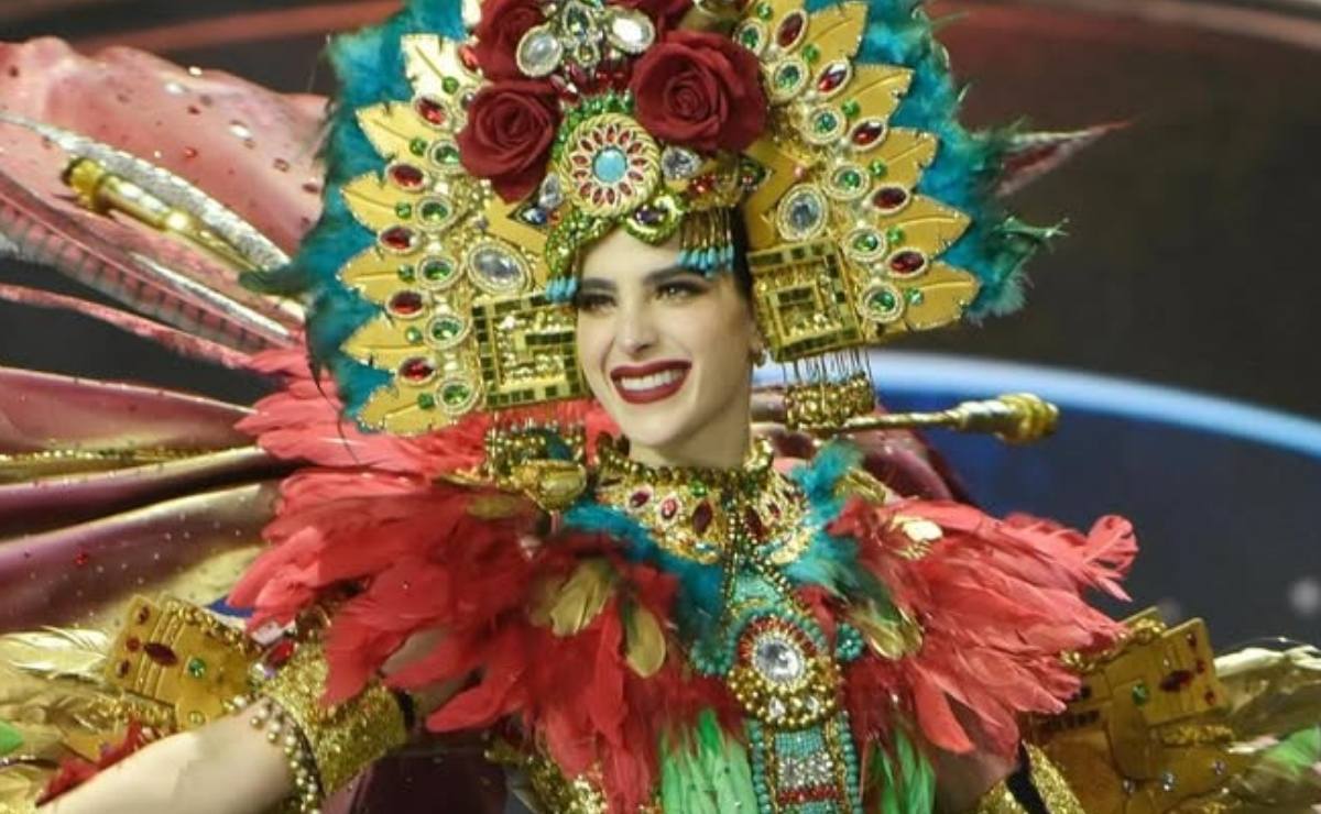 Fátima Bosch y el majestuoso traje típico con el que conquistó Miss Universo 2025