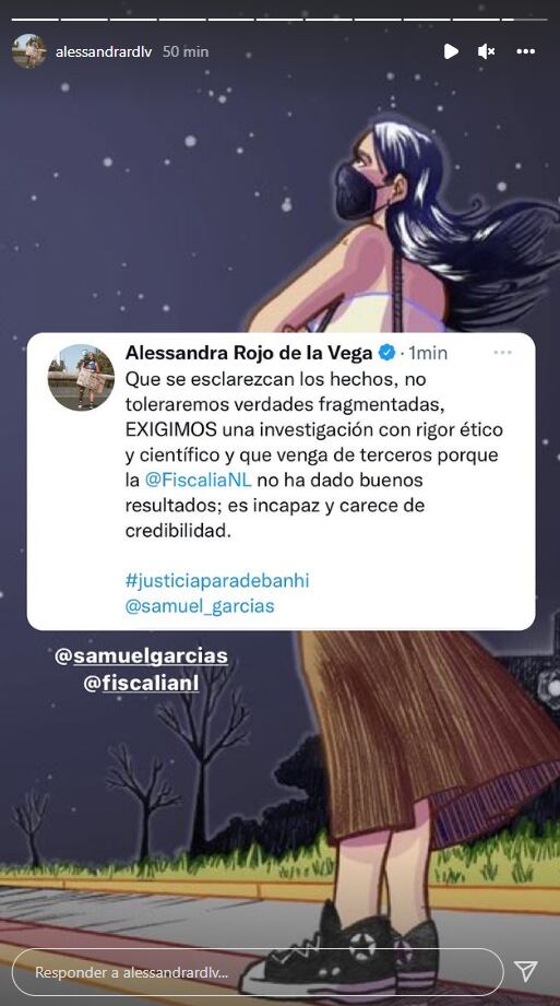 Natalia Esperón, Guillermo Arriaga y más se suman al duelo por Debanhi Escobar