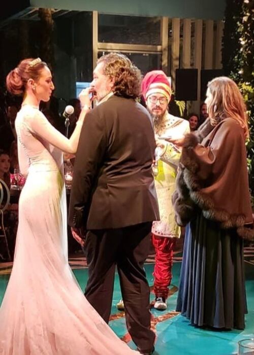Bárbara Coppel, feliz por la boda de su suegro Jorge Hank Rhon