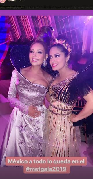 FOTOS: Thalía revela lo que sucedió en la fiesta privada del MET Gala; Salma Hayek, Kim Kardashian y Maluma muy divertidos
