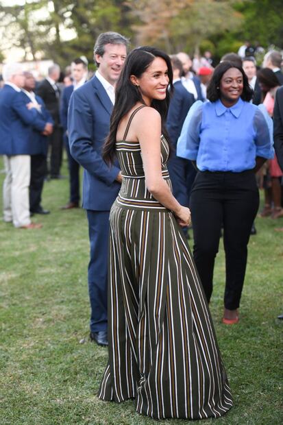 Meghan Markle y el error de maquillaje en su gira por África