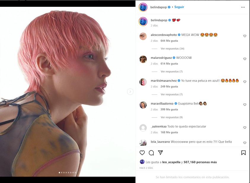 Belinda y Madonna con el pelo corto y rosa, ¿una nueva tendencia?
