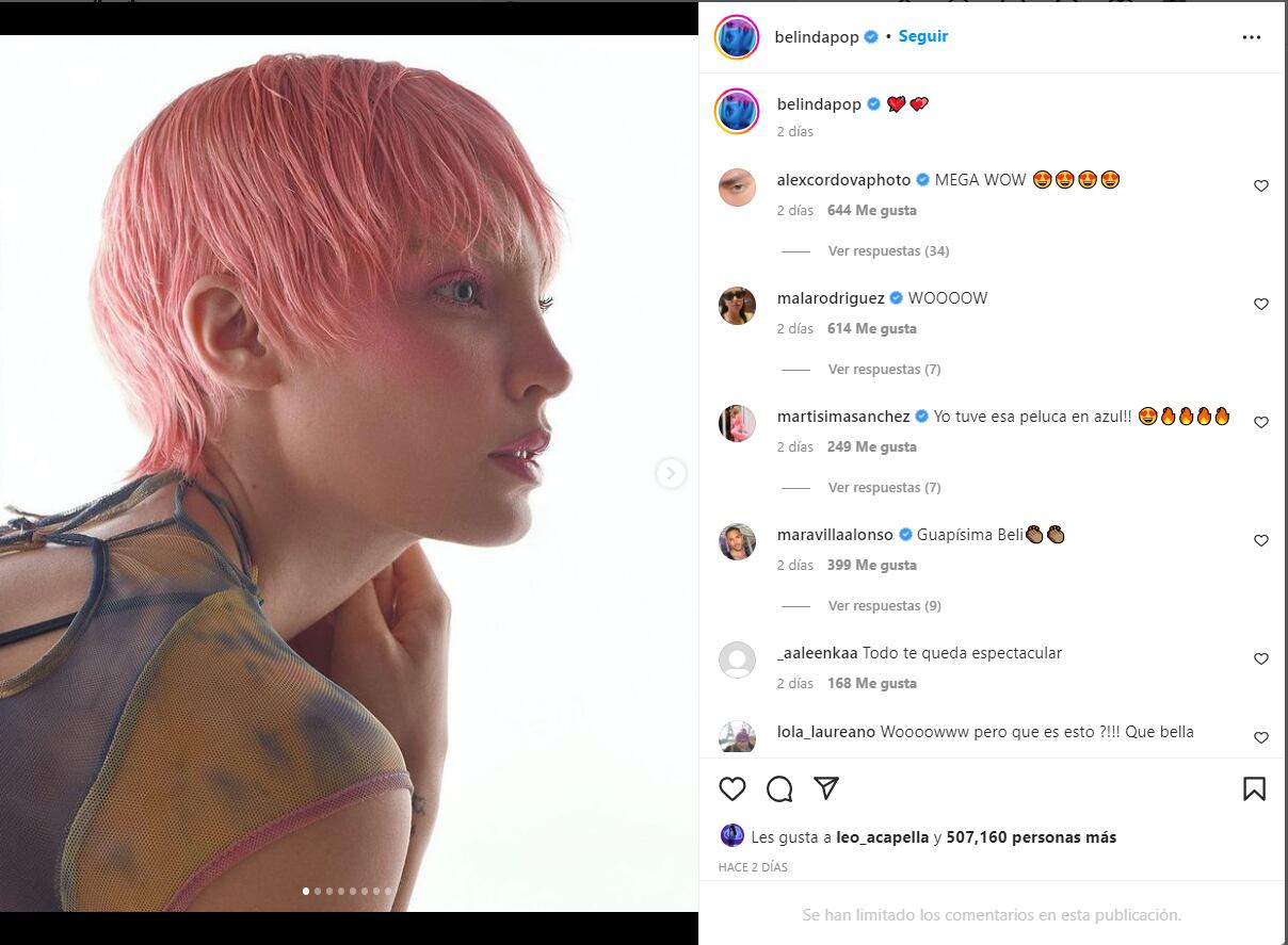 Belinda y Madonna con el pelo corto y rosa, ¿una nueva tendencia?