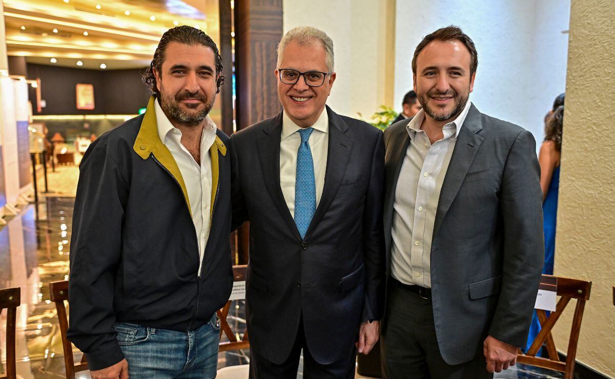 Jorge Abed, Sami Nmeir y Elías Abed / Foto: Arturo Quintero