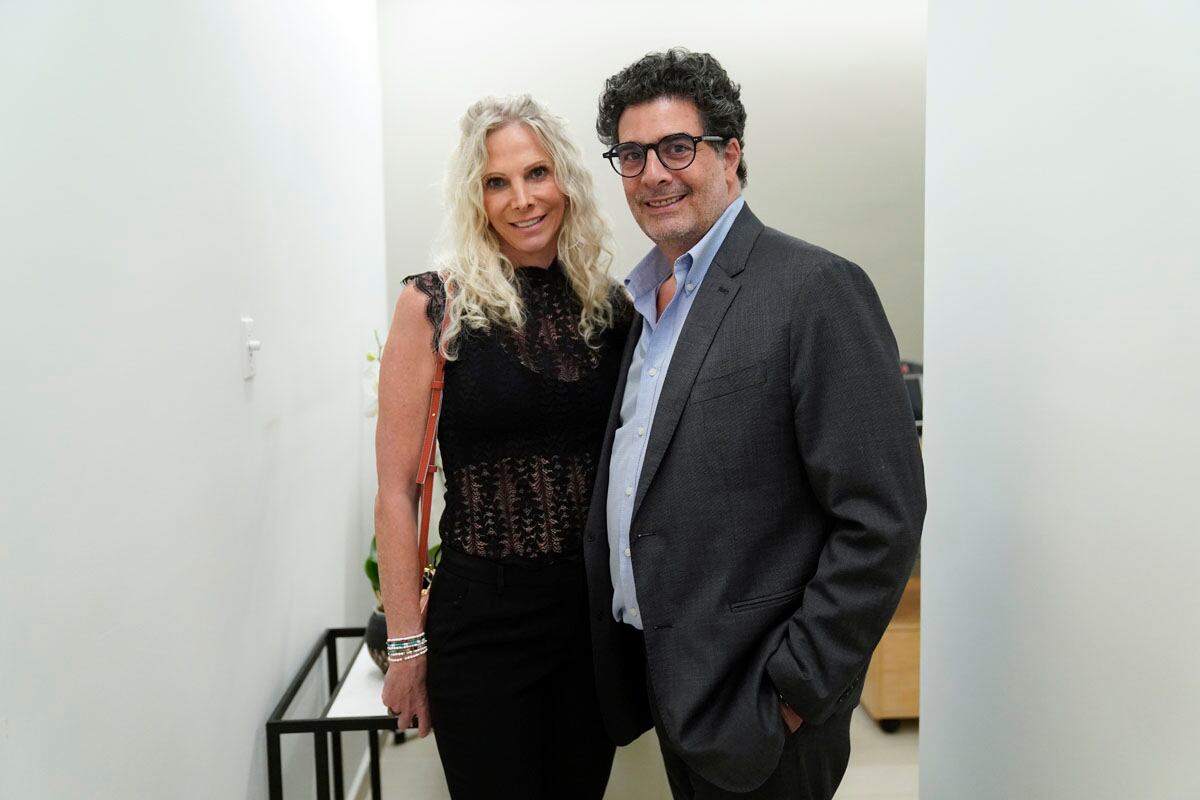 Karen Pardo y Aldo Mizrahi. (Foto: Héptor Arjona)