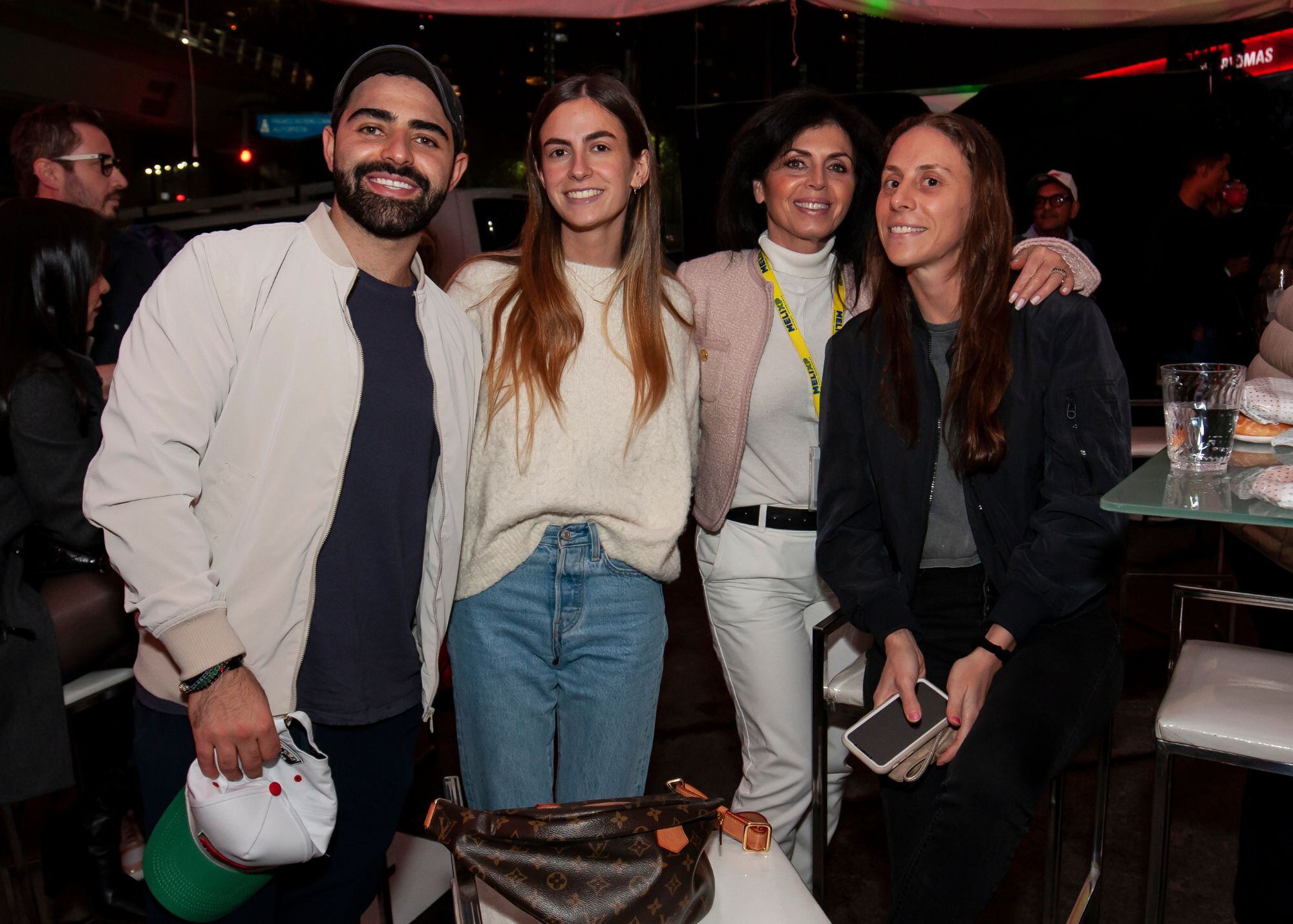 David Mizrahi, Emily Dichi, Rose y Nadine Levy. (Foto: Esteban Torreblanca para VIP)