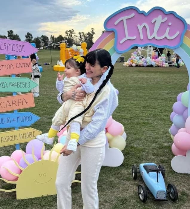 Inti, la bebé de Christian Nodal y Cazzu / Foto: Instagram