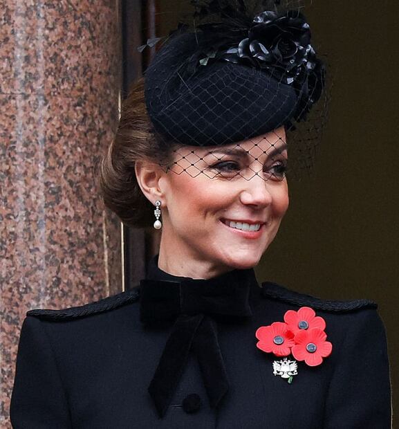 Kate Middleton en el Día del Recuerdo 2024 / Foto: AFP