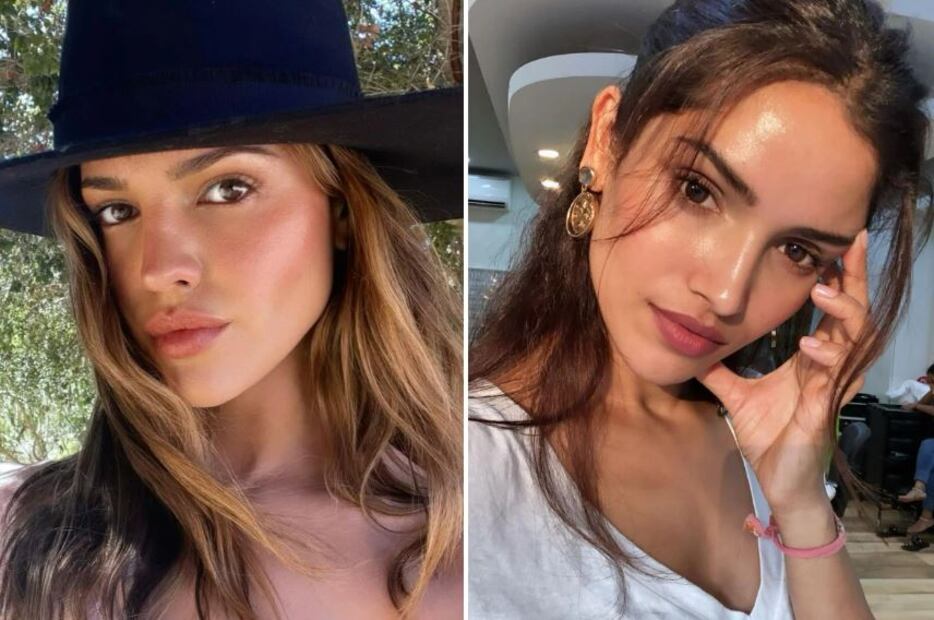 Eiza González. Sorprende su parecido con Vartika Singh, Miss India 2019