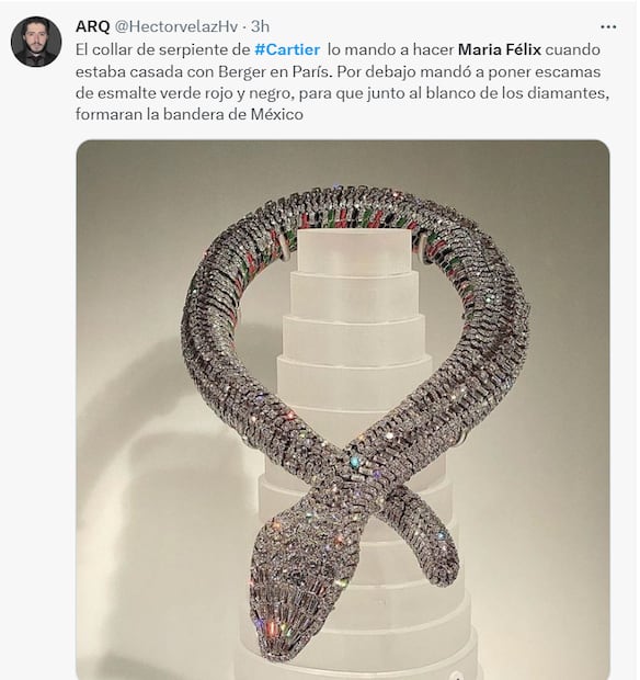 Las "joyas divinas" que Frida Sofía recibió por parte de María Félix
