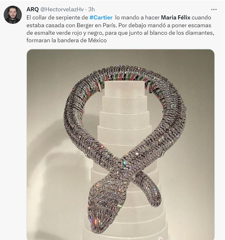 Las "joyas divinas" que Frida Sofía recibió por parte de María Félix