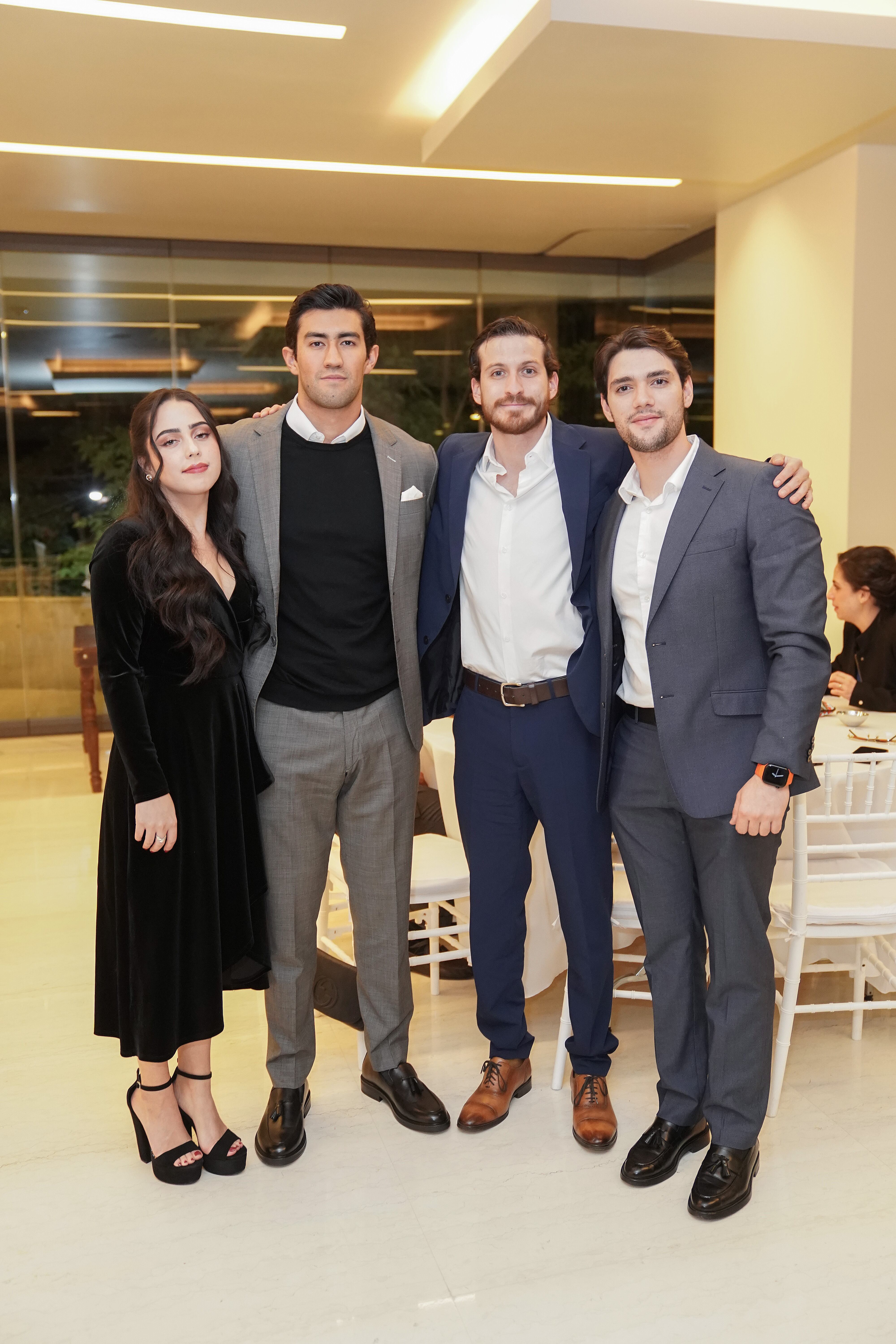 María Elena Cardona, Alberto Millán, José Caballero y Santiago Madero. (Foto: Leonardo Gómez)