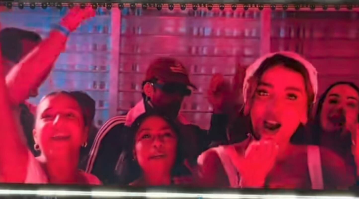 Yalitza y  Cassandra Sánchez en concierto de Bad Bunny en CDMX 2025 / Foto: Tiktok