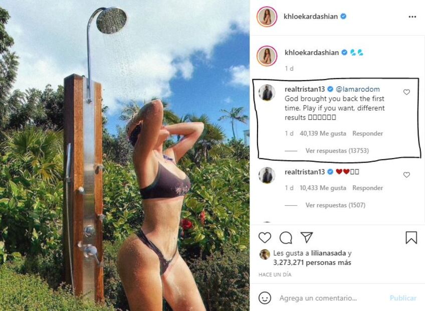 Los exnovios de Khloé Kardashian se pelean en redes