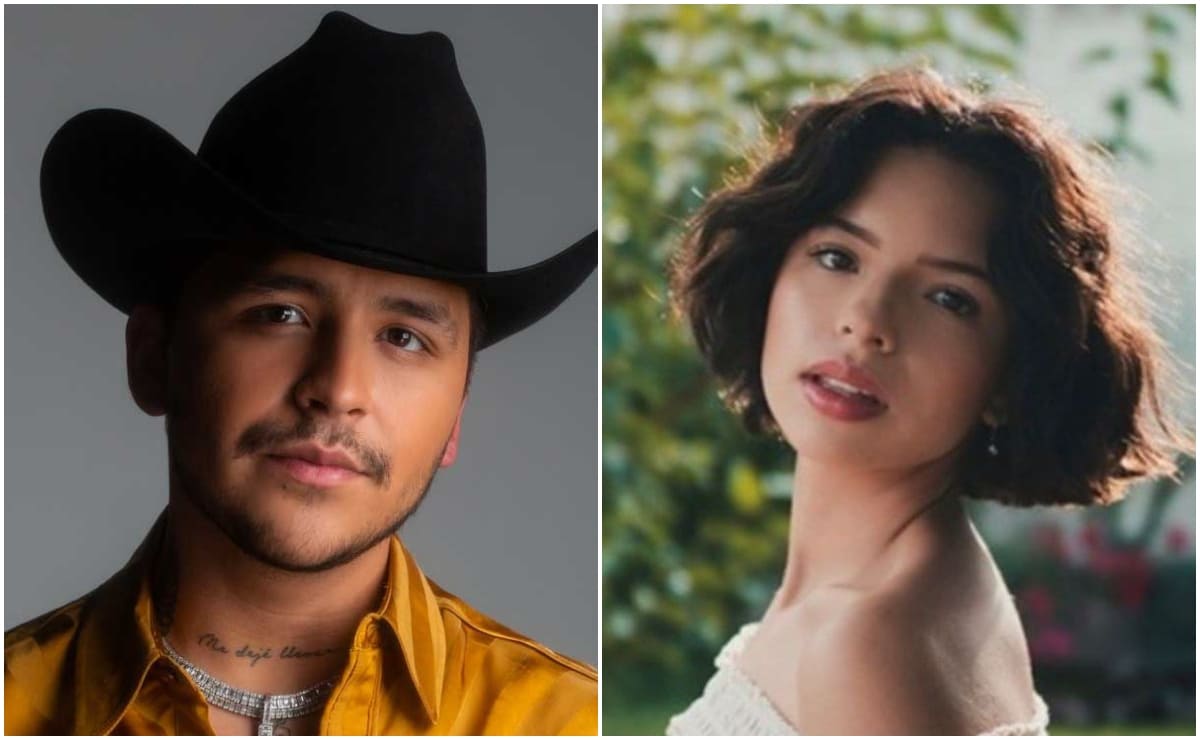 Christian Nodal y Ángela Aguilar protagonizan su primer beso en público