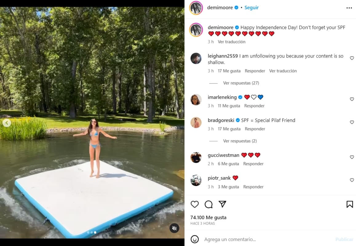 Instagram: @demimoore