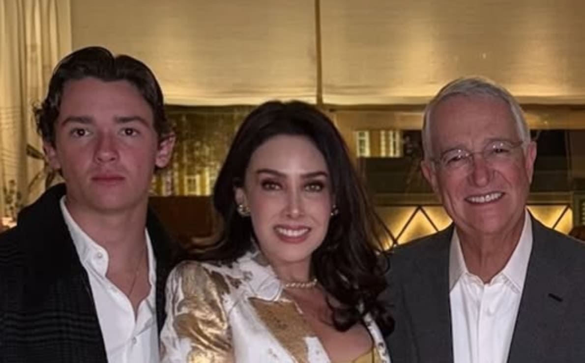 Ricardo Salinas Pliego y María Laura Medina con su hijo Cristóbal / Foto: Instagram